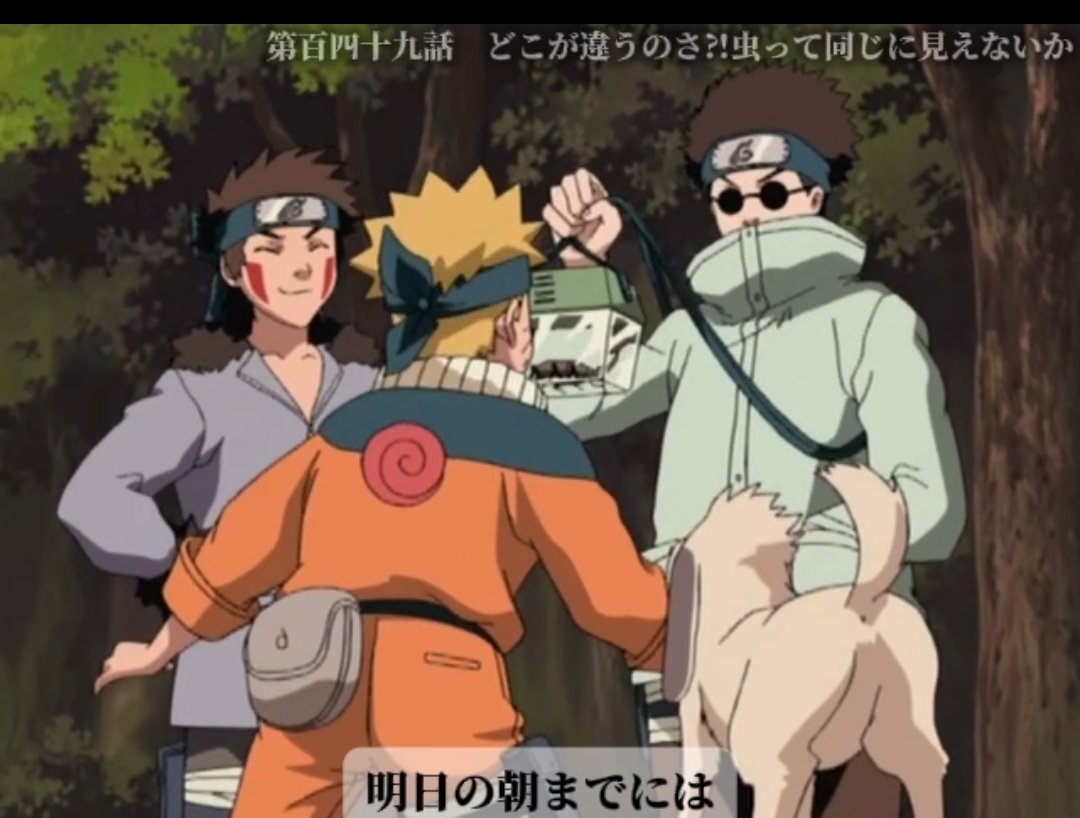 ShinoYellow's tweet photo. NARUTOのイッキ見💘続いては✨シノが🌀これは　間違いない尾行虫だ🌀と言い　確認成功だな（笑）🤩💕 https://t.co/Cj7HSey1hg