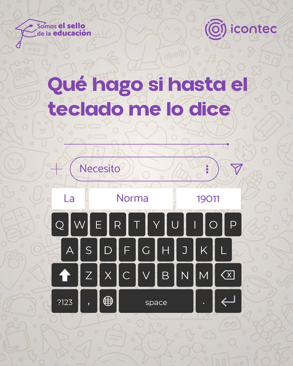 ICONTEC's tweet photo. ⌨️🤔 Si hasta tu teclado autocompleta lo que necesitas... ¡es momento de hacerle caso!

Da el siguiente gran salto profesional con nuestro curso en Directrices para Auditorías de Sistemas de Gestión ISO 19011:2026 + IA. 

🚀 Actualízate aquí:  https://t.co/soI9echDt2 https://t.co/vSdyELab54