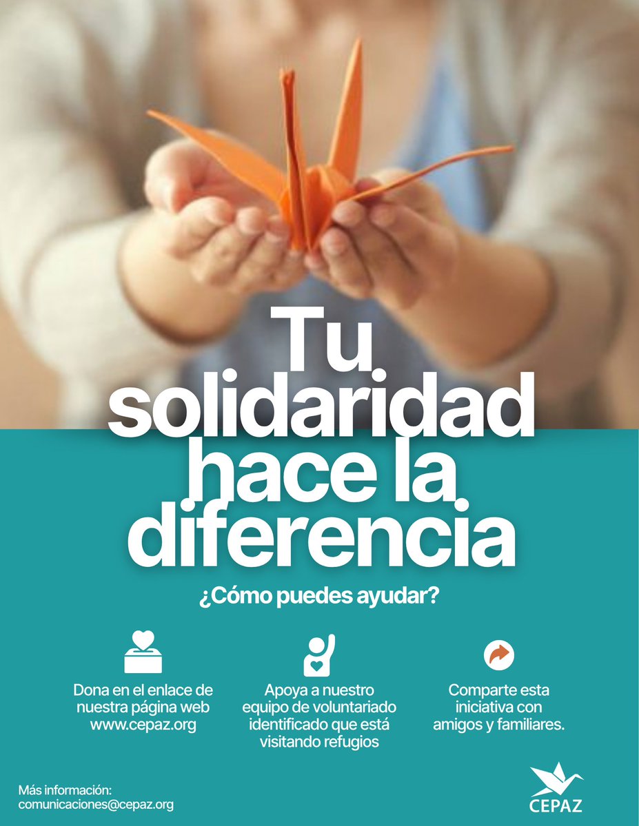 _CEPAZ's tweet photo. El terremoto ha profundizado situaciones de vulnerabilidad preexistentes y ha incrementado los riesgos de protección para muchas mujeres. 

Por ello, además de atender necesidades urgentes, estamos identificando a aquellas que enfrentan mayores riesgos y movilizando recursos para brindarles apoyo oportuno.

¿Quieres ayudar?

🫶 ¡Dona aquí!
https://t.co/WsGBazNVu2