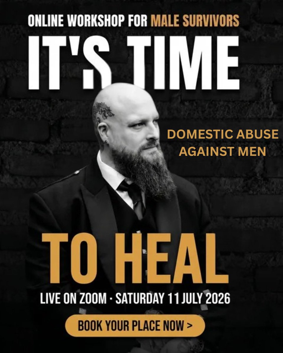 jaredwauthor's tweet photo. One week today. Saturday 11 July. 10am to 1pm BST.
Domestic Abuse Against Men: Understanding, Healing and Support.
Live on Zoom. Not recorded.
https://t.co/wDgUFaCGiD
#Workshop #DomesticAbuseAgainstMen #MaleSurvivor #MensMentalHealth #JaredWhitaker #OneWeekToGo https://t.co/sO8sS2UMRh