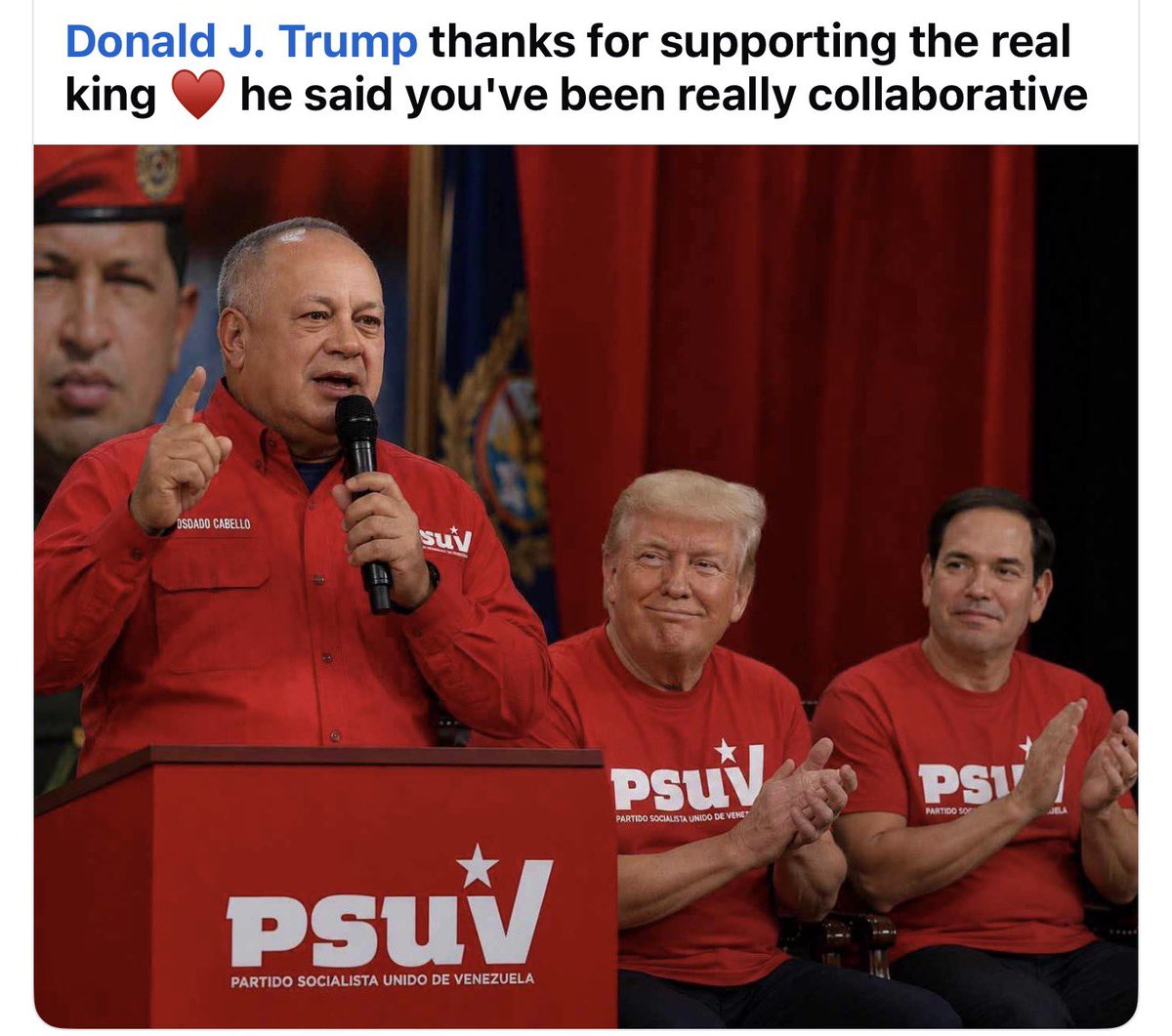eliotherealone's tweet photo. @realDonaldTrump @DonaldTrump @marcorubio @marcorubio Great job you guys doing👏🏼👏🏼👏🏼👏🏼 https://t.co/tYi4jgdJl3
