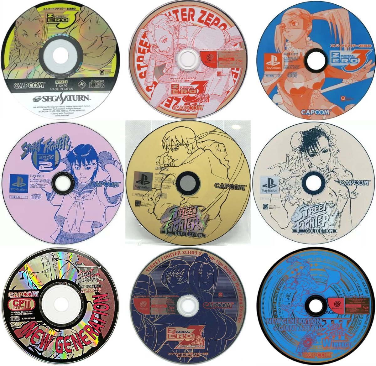 BuffGigas's tweet photo. Discs #Streetfighter https://t.co/C0fY8c3DpA