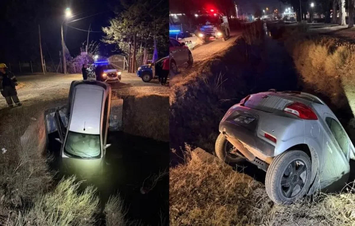 alerta_digital_'s tweet photo. Un auto cayó al desagüe cerca de la Ruta 7: el conductor tenía 1.86 de alcohol en sangre: En la madrugada, un Chevrolet Onix perdió el control y se estrelló cerca de la zona del Casino Magic de Centenario. https://t.co/cYOyQJjKxE #Noticias #Neuquen #AlertaDigital https://t.co/up5QGT6qcV