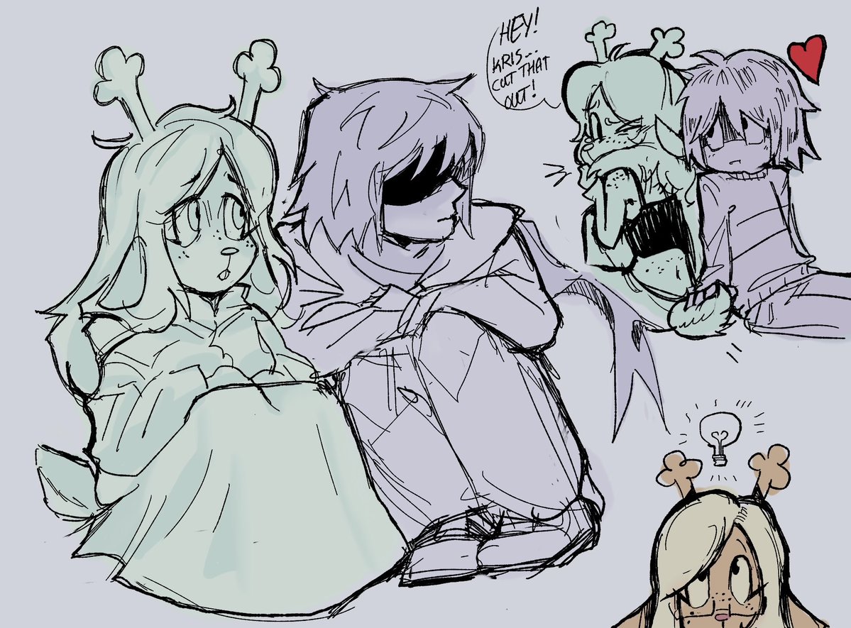 trpplsix's tweet photo. me and noelle are spiritually connected #deltarune https://t.co/qbPYsmyBbK