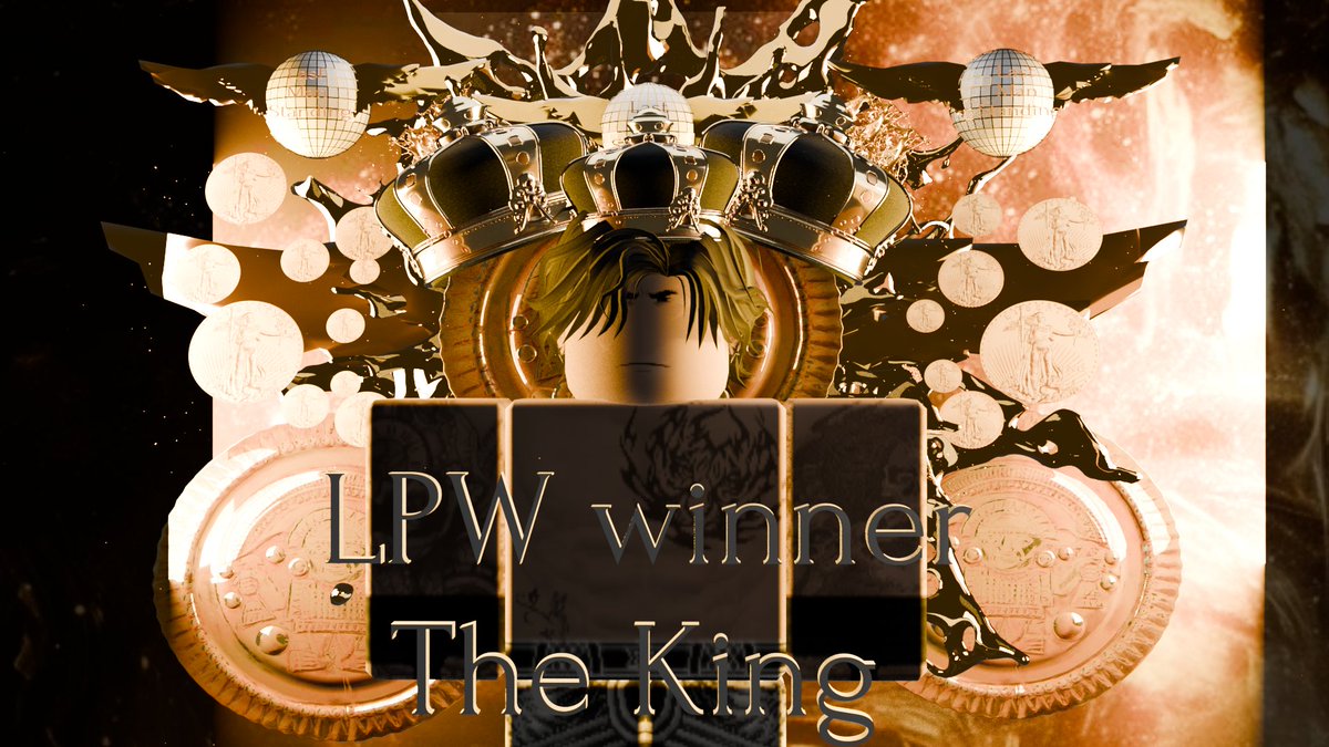 LPW4eva's tweet photo. Credit to @urbanlovesss for the photo of the KOTR winner with the background and crown https://t.co/xZfOgSHqvJ