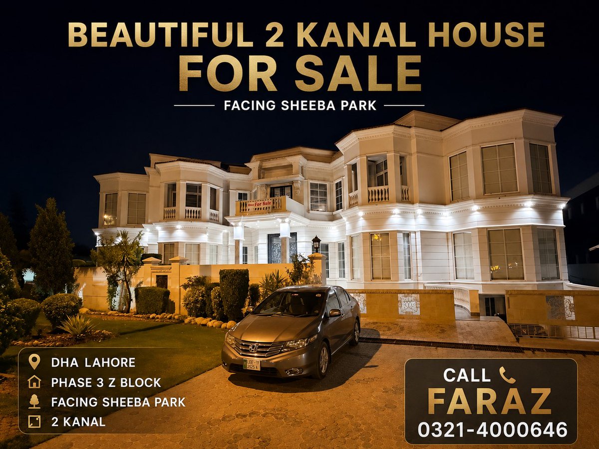 ChohanEstate's tweet photo. #DHALahore #DHALahoreProperty #DHAPhase3 #ZBlock #SheebaPark #2KanalHouse #HouseForSale #LuxuryHouse #LuxuryHome #LuxuryLiving #LuxuryRealEstate #DreamHome #ModernHouse #BeautifulHouse #VillaForSale #PremiumProperty #PakistanRealEstate #LahoreRealEstate #LahoreProperty https://t.co/rhXMsU8PLy