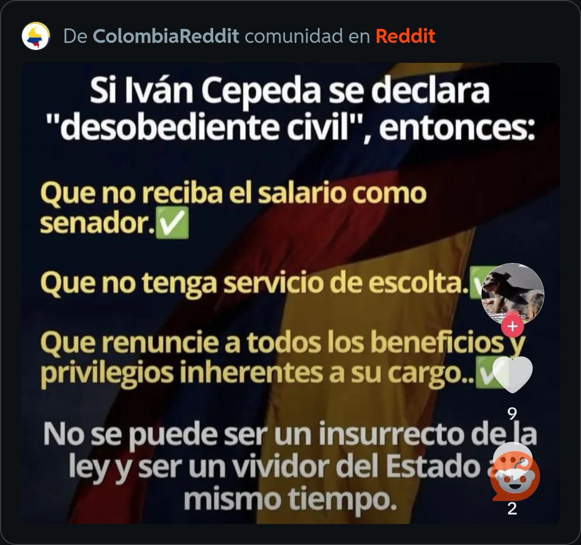 cheemsanonimo's tweet photo. @IvanCepedaCast Quiero verlo renunciando a esto pedazo de basura inmunda https://t.co/y1iarsUlhT