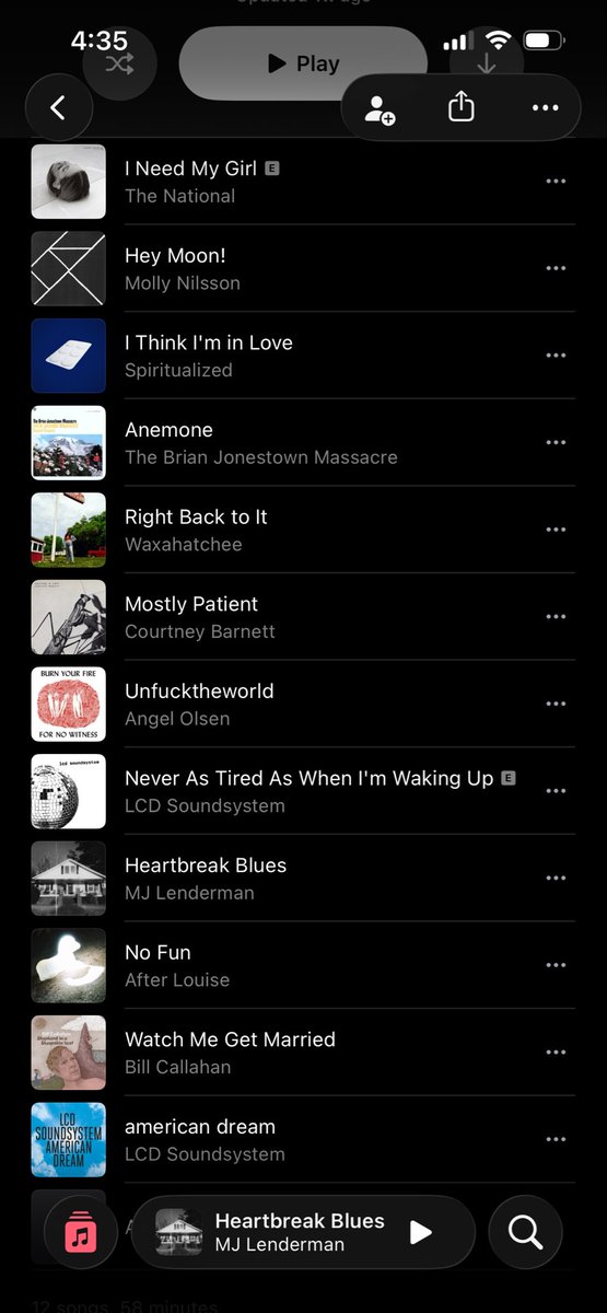 galaxyfilled's tweet photo. @kittiebirdy this is my heatwave playlist i made because it’s been hot as all hell here https://t.co/CfmrTr5m1x