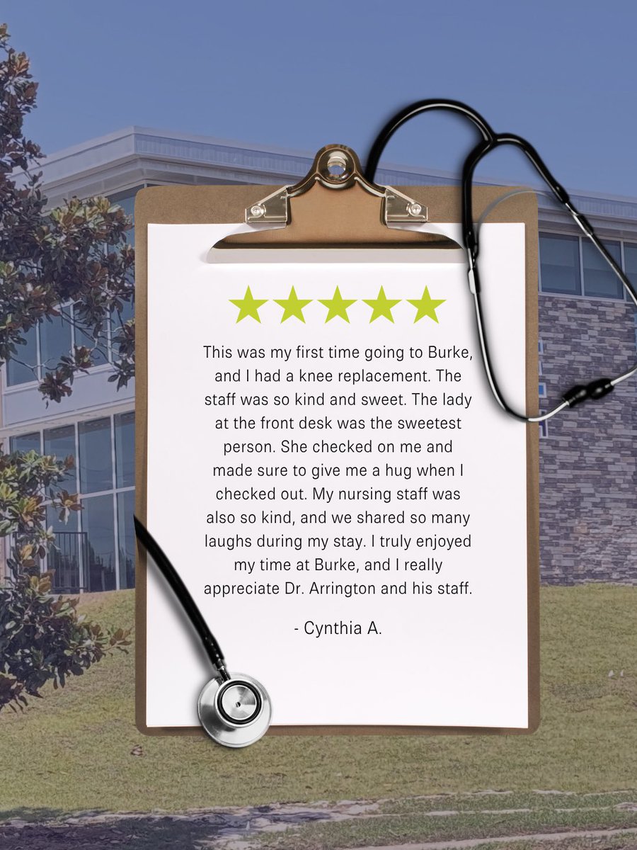 burke_health's tweet photo. Thank you to every patient who has taken the time to share their Burke Health experience. Because of your support, we proudly hold a 4.8 star rating on Google with over 1,900 reviews. Have a story to share? Tap the link in our bio and let us know how we did!

#burkehealth https://t.co/UkWi8CC3Ki