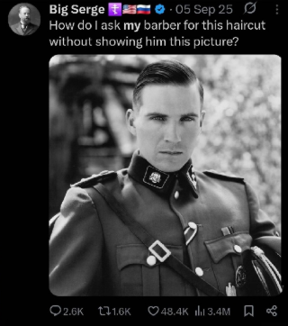 Lee_a_XmasTree's tweet photo. @witte_sergei And get a haircut? https://t.co/r3cPMNDeyT