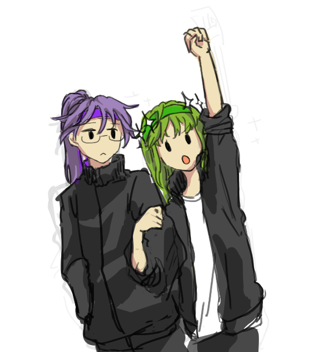N_ga_morimori's tweet photo. 運動会のツイート関連で緑と紫チームの話を聞いて
かわいいね～ https://t.co/U9kufAAGmK