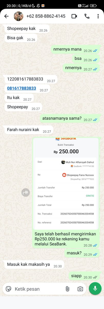 muhammadian031's tweet photo. guyss aku masih cari akun tinder yang udah ga kepake
aku beli mulai 50-250 ribu.
akun tahun 2025 Bulan 1-6 100-200K
akun tahun 2024 kebawah 250k
yang mau tanya" bisa wa 0895419694127
#freelance #kos #butuhuang #menfess https://t.co/cAFOTa56C7