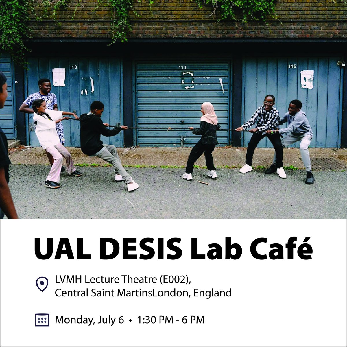 desisnetwork's tweet photo. Join us for the UAL DESIS Lab Café 2026, our flagship event exploring the future of participatory design for social innovation and sustainability.
#UAL #DESISLab #SocialInnovation #ParticipatoryDesign #Sustainability https://t.co/JKtCahiIsp