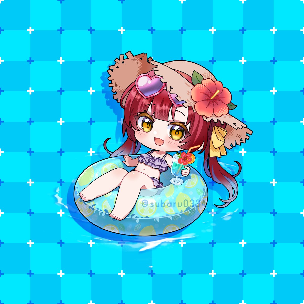 subaru0334's tweet photo. 去年の水着量産に流行りのやつやってみたかった https://t.co/On3qEc2h9u