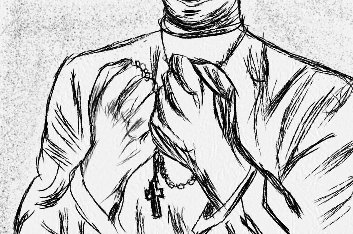 Tenshitear's tweet photo. Doodle 

#art #doodle #priest https://t.co/aYZnNZ9YQR