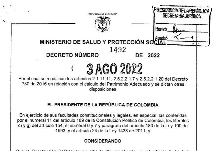 vcalvot's tweet photo. Después de los empalmes y antes de entregar el gobierno Ruiz y Duque emitían decretos cambiando condiciones financieras para favorecer el manejo doloso de las EPS https://t.co/hzTtT3BvmT