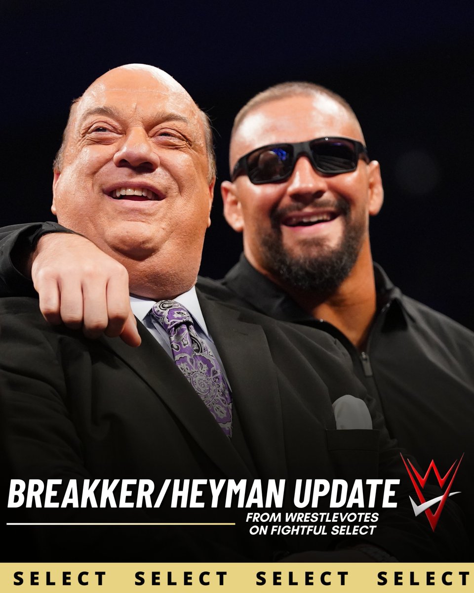 Fightful's tweet photo. Regardless of what happens with the Vision, @WrestleVotes Radio on @FightfulSelect has learned that Paul Heyman is positioned to remain paired with Bron Breakker. 

Those within WWE view the pairing as an important piece of Breakker's overall presentation. https://t.co/rEgIGKjWT7