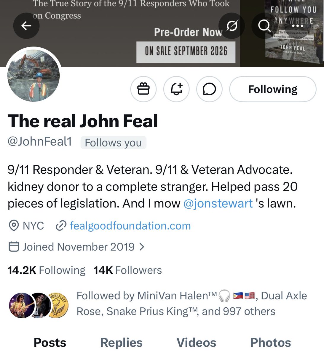 Sinfulskin2's tweet photo. FAM, If you could take a second out of your day to connect with our hero brother @JohnFeal1 it would be appreciated. 🙏🏾
Co-Sinner @Demdeedee🌹🌹
@keeshalldaylong🌹🌹
#Sinners 😈

Special Shoutouts 🔥🔥
#CATifa 🥷
#BTTC 🌊
#Smokefleet 🏍️
#NAFO 🫡
#BlueDuckArmy 🦆
#CanadianBakin 🔥 https://t.co/wbnF2pnqAg