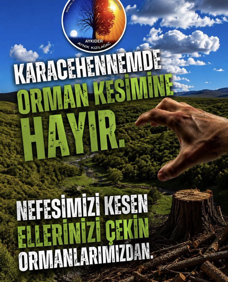 eyupbell's tweet photo. Gençleştirme ismi altında,taze fidanlara kıymayın efendiler,talan etmeyin,doğamızı katletmeyin. https://t.co/V2o3FGaTAE