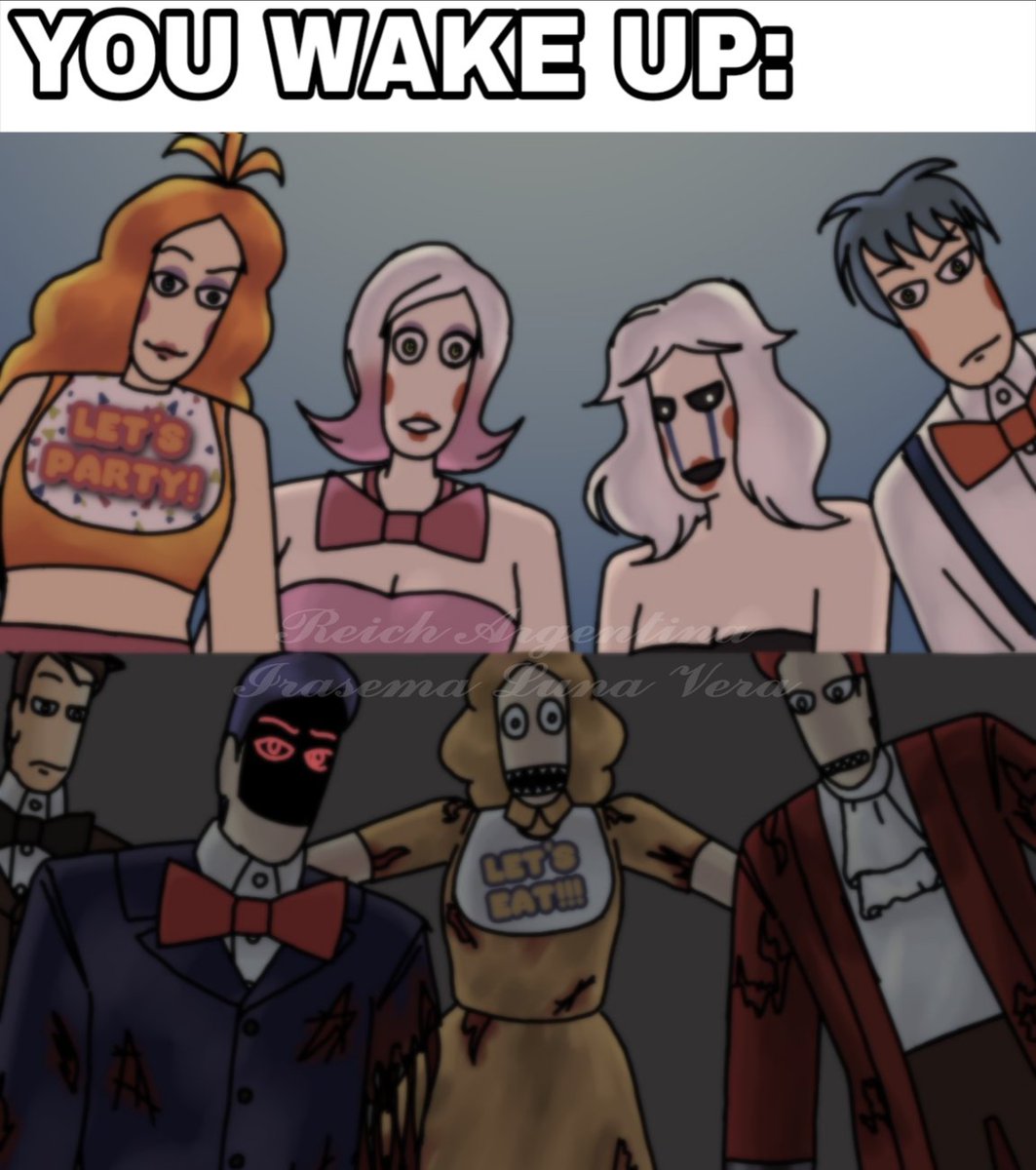 reichargentina's tweet photo. Toys /// Withereds
#digitalart #FNAF #FNAF2 #FNAFhumans #FiveNightsAtFreddys #ToyChica #Mangle #ThePuppet #ToyBonnie #WitheredFreddy #WitheredBonnie #WitheredChica #WitheredFoxy https://t.co/XsKNwStQ8N
