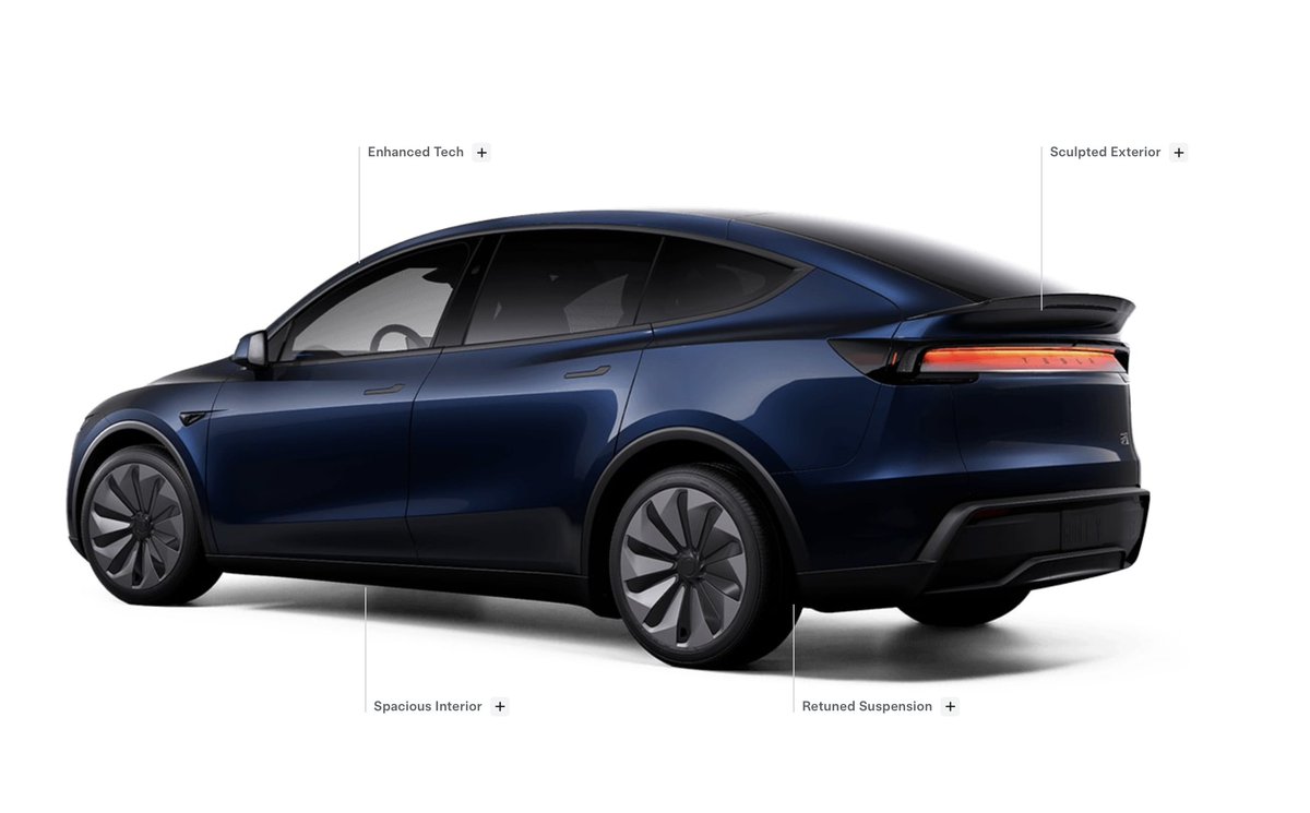 SawyerMerritt's tweet photo. Here is the new larger Model Y L in Marine Blue for the U.S. market. https://t.co/ujCKRaKqbP