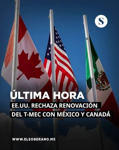 chuy_sena's tweet photo. Una muestra más de que el "loquito" y "mesiánico" de @lopezobrador_, efectivamente era un peligro para #México.  La capacidad de destrucción que tuvo su gestión se coronó ayer mismo, con la decisión de #EstadosUnidos de no prorrogar el #TMEC. https://t.co/bCKzHK12a3