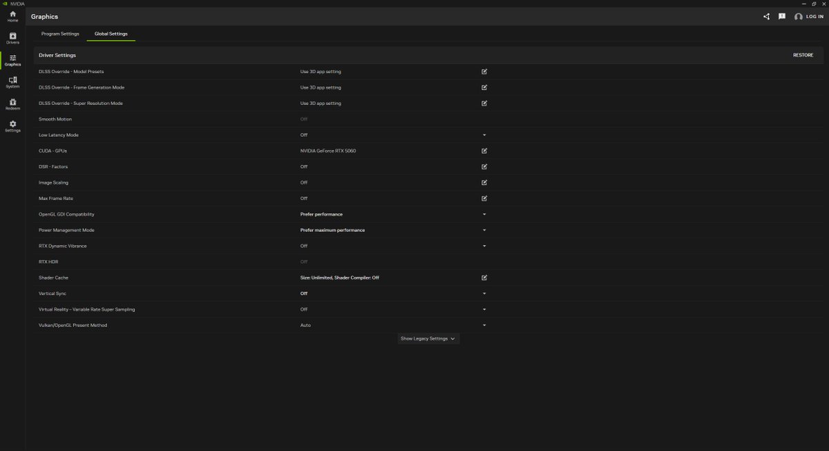 Fabiotweaks's tweet photo. 🚨Best NVIDIA App Settings (2026)🚨

More FPS, Less Input Lag 

 Join my Discord for the best Optimization services⬇️