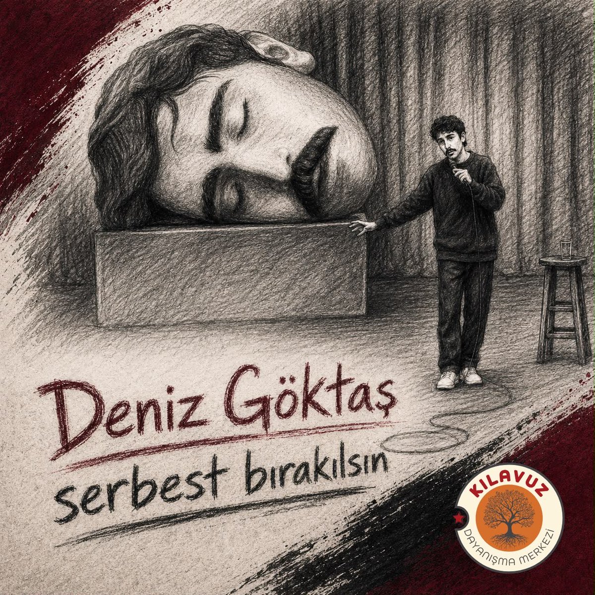 kilavuzgazi's tweet photo. Cesaretle bir adım öne çıkanların kılavuzluğunda kazanacağız! Deniz Göktaş elinden geleni yaptı…
Hiçbir karşılığı olmayan suçlamalarla gözaltına alınan Deniz derhal serbest bırakılsın!
#DenizGöktaş https://t.co/TMn7C2veUS
