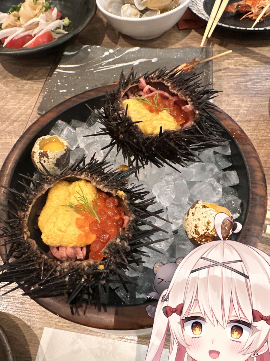 beamoriyurumo's tweet photo. おはようございます‼️
借金120万する前に食べたウニです‼️‼️‼️
おいしかったなあ‼️‼️‼️‼️‼️‼️‼️‼️‼️ https://t.co/U6zR4ulv6A