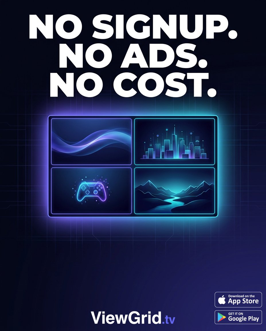 viewgridtv's tweet photo. No account. No paywall. No ads interrupting your stream.
ViewGrid is completely free, forever. Just paste and watch.
https://t.co/8syvAPgbE1
#ViewGrid #MultiStream #FreeTools #NoAds #Streaming #LiveStream #FreeStreaming https://t.co/CFUli9iHW7