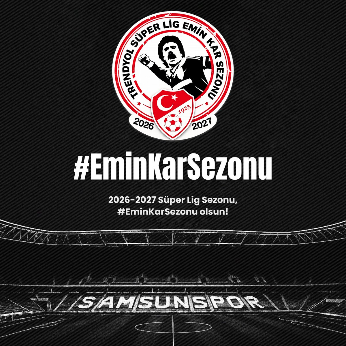 Samsunsporarmy's tweet photo. 2026-2027 Süper Lig Sezonu, #EminKarSezonu olsun! 
@TFF_Org https://t.co/JGoZoAOSNg