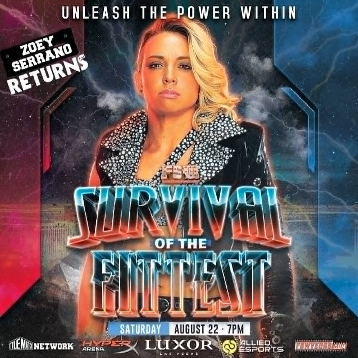 FSWVegas's tweet photo. Excited to announce that our former @FSWVegas Women's Champion @ZoeyStarkWWE  makes her return August 22nd at Survival of the Fittest. https://t.co/9bBxoJt7Pw