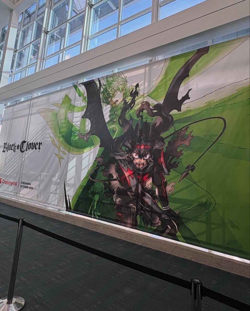 xSnxwyy's tweet photo. 🚨 The Black Clover Season 2 2nd key visual featuring Asta and Yuno, beautifully crafted by Itsuko Takeda, is currently being showcased at the Crunchyroll Booth at Anime Expo!

#BlackClover https://t.co/wXWKC2UfBP