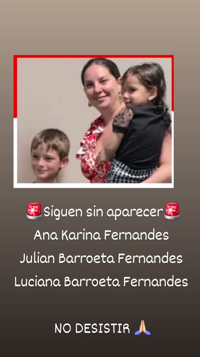 MonikHoney's tweet photo. Siguen sin aparecer: Ana Karina Fernandes, Julian y Luciana Barroeta Fernandes, no desistir 🙏🏻 Playa Grande edificio Sol Marino II La Guaira https://t.co/PG7R6nwsir
