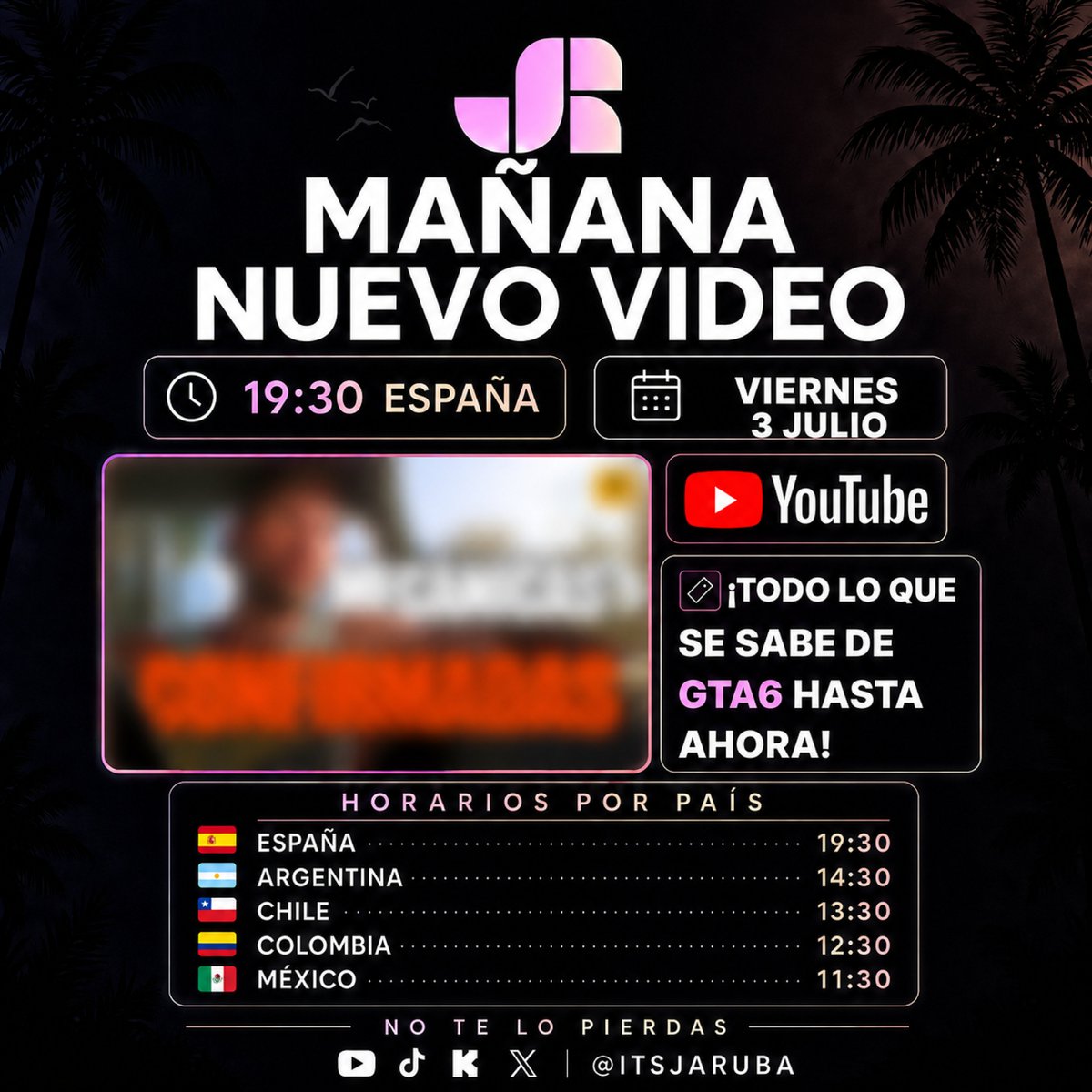 ItsJaruba's tweet photo. Mañana toca poner orden con GTA 6 👀

Lo confirmado, lo filtrado y lo que muchos dan por hecho… pero Rockstar nunca ha dicho.

Hay una cosa que casi todo el mundo cree real, y la dejo para el final.

📺 Mañana 19:30

#GTA6 https://t.co/eraBzVwwee