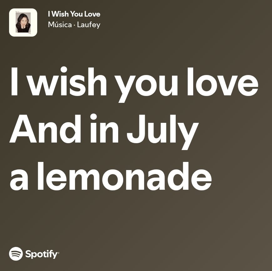 laufeybr's tweet photo. OFICIALMENTE MÊS DE 'I WISH YOU LOVE' 🥂🍋 https://t.co/d4UHJBosAe
