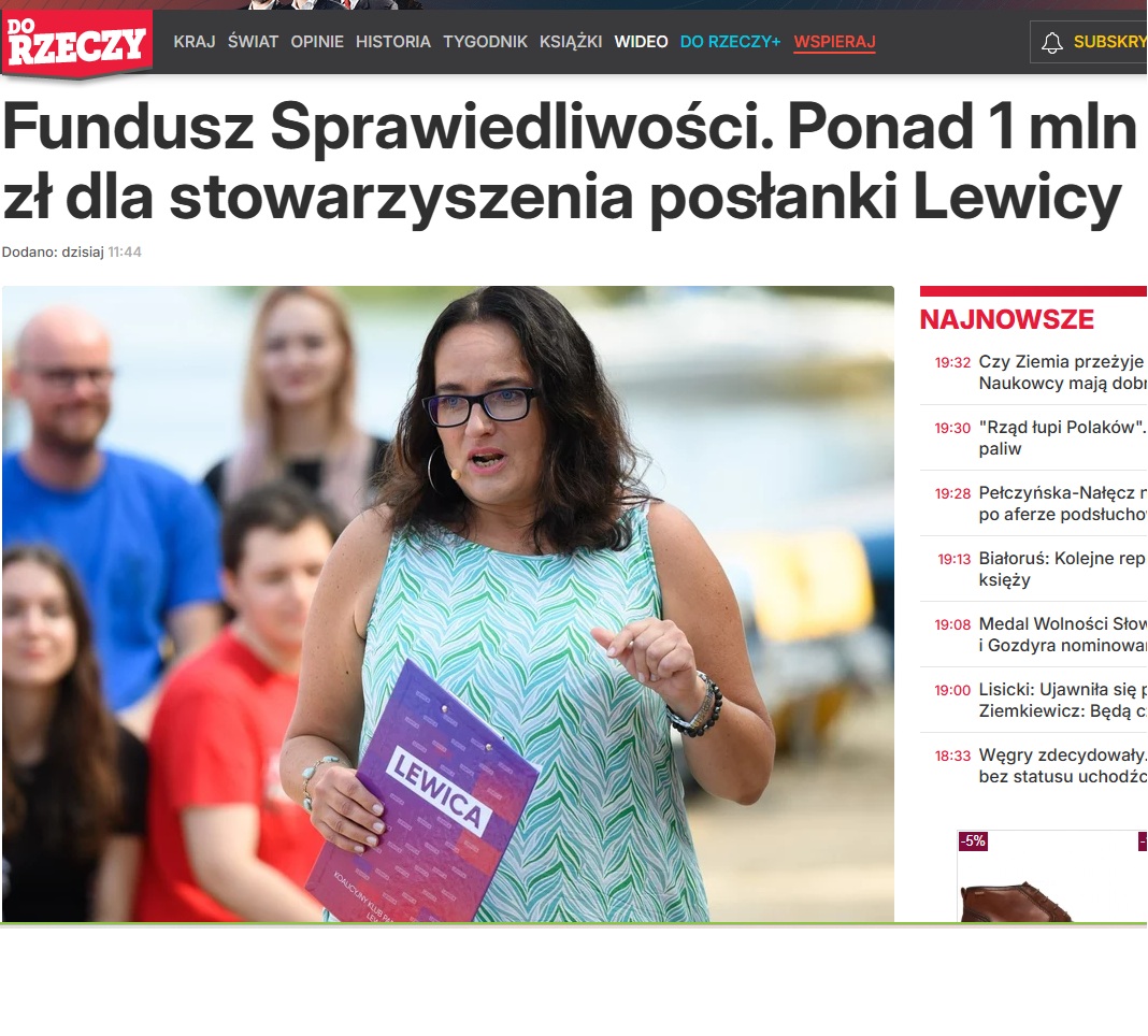 K_Kaminski_'s tweet photo. Lewica przez lata grzmiała o Funduszu Sprawiedliwości.

Dziś z tego samego funduszu ponad 1 mln zł trafia do stowarzyszenia założonego przez posłankę Lewicy Anitę Kucharską-Dziedzic.

Hipokryzja w najczystszej postaci.

Gdy byli w opozycji - oburzali się. Gdy doszli do władzy - zaczęli robić dokładnie to, co wcześniej potępiali. Państwowe pieniądze dla swoich to jedyny standard, który naprawdę konsekwentnie realizują.