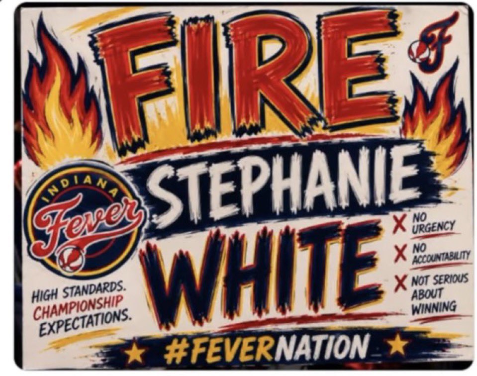 Hardensoul72's tweet photo. @IndianaFever @CaitlinClark22 Stephanie White speaks up for AT the assaulter instead of speaking up for her assaulted player!! https://t.co/T3nEydGNz2