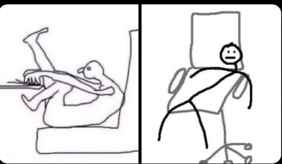 f_jxr_'s tweet photo. me: “why tf does my back hurt??”

also me: https://t.co/ee1ZzLSYPF