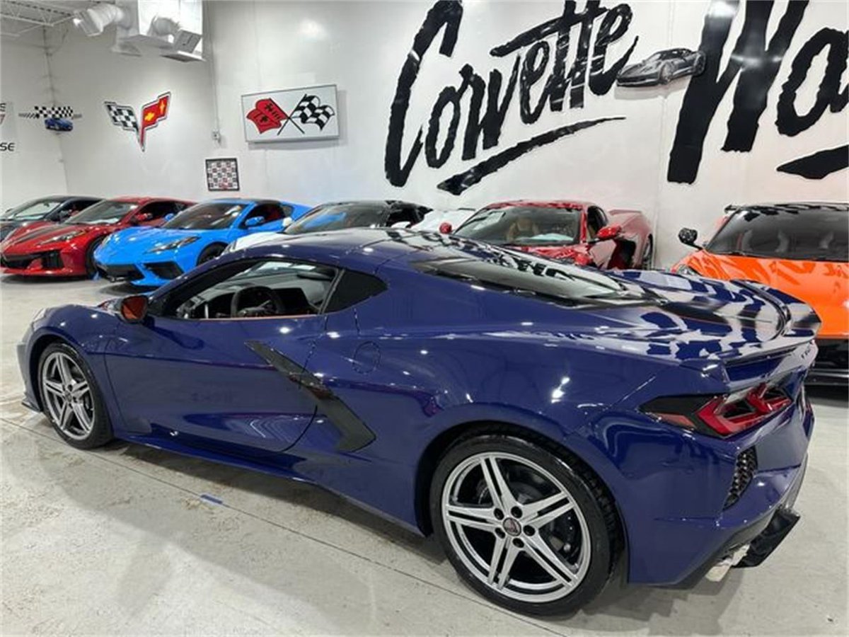 getconnectedone's tweet photo. Purple 2026 Chevrolet Corvette for sale $82,995. Stunning Hysteria Purple Metallic exterior paired with Habanero leather interior, fully loaded and showroom-fresh with just 4K miles. https://t.co/eXtTyEIVyJ #PaidPartner One-owner, perfect Carfax. #PerformanceCar #PurpleCorvette https://t.co/XjzMvMgSyy