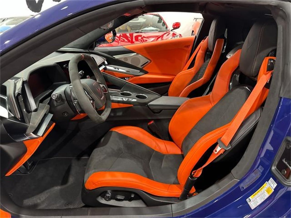 getconnectedone's tweet photo. Purple 2026 Chevrolet Corvette for sale $82,995. Stunning Hysteria Purple Metallic exterior paired with Habanero leather interior, fully loaded and showroom-fresh with just 4K miles. https://t.co/eXtTyEIVyJ #PaidPartner One-owner, perfect Carfax. #PerformanceCar #PurpleCorvette https://t.co/XjzMvMgSyy
