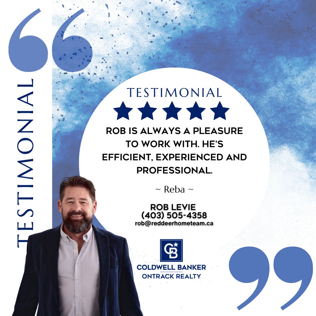 CBOnTrackRealty's tweet photo. 🌟 Testimonial Thursday 🌟

“Efficient, experienced, and always professional.”

Rob Levie
📞 (403) 505-4358
📧 rob@reddeerhometeam.ca
Coldwell Banker OnTrack Realty

#TestimonialThursday #TrustedRealtors #ClientFirst #ColdwellBanker #CentralAlbertaRealEstate @robertlevie https://t.co/R5eNFHbqib