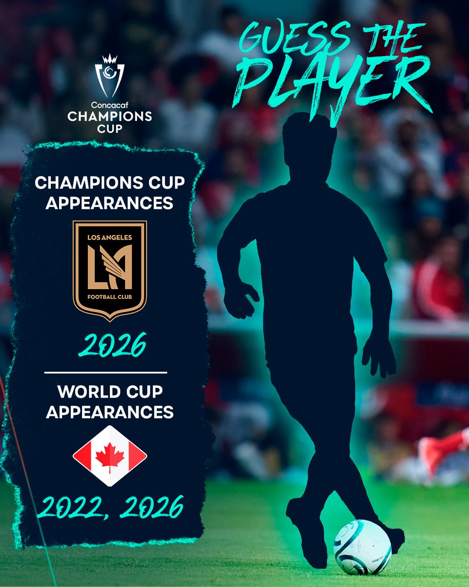 TheChampions's tweet photo. Know this face from the 2026 World Cup? 👀🇨🇦 https://t.co/xKE1QjFQT6