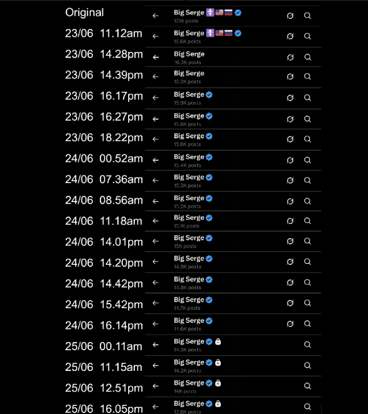 TUA_Research's tweet photo. After Sam was contacted, he immediately set about purging his account. We watched as he deleted thousands of tweets - 5k tweets to date, nearly 1/3rd of his total output. To make matters worse for Sam, his attempted coverup was done during @IdahoLabor work hours too. https://t.co/Fe5fHHBvvn