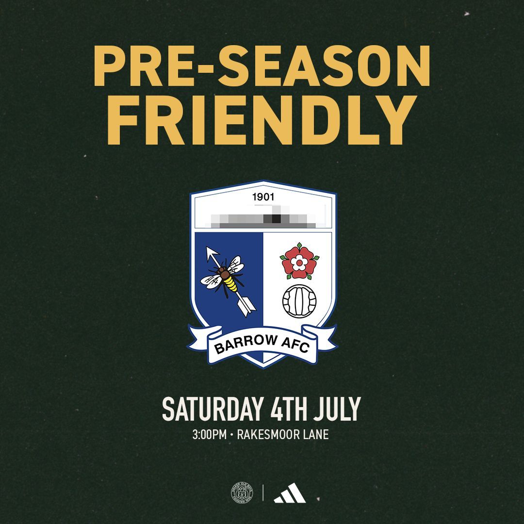HOBAFC's tweet photo. 𝗡𝗘𝗫𝗧 𝗠𝗔𝗧𝗖𝗛
🆚 @BarrowAFC
🏟️ Rakesmoor Lane https://t.co/hGsRgbLHus