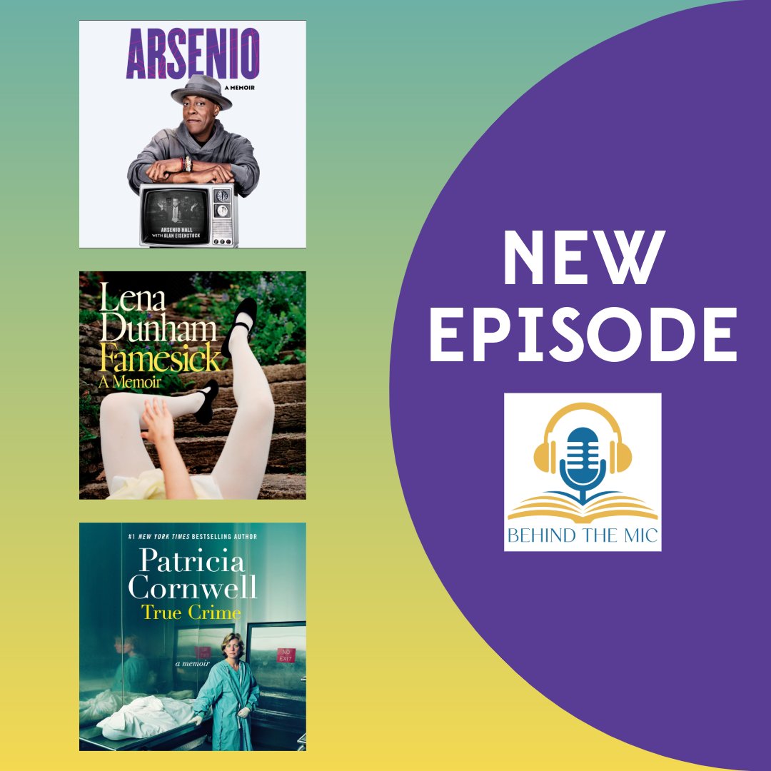 KirkusAudiobook's tweet photo. Our latest podcast episode delves into three memoirs, by Arsenio Hall, Lena Dunham, and Patricia Cornwell, that reveal the many ways that authors tell their own stories in audio. 🎧🤩 https://t.co/p6rZ5OtPsu
.
.
#Arsenio #Famesick #TrueCrime #BehindTheMic #KirkusAudiobookReviews https://t.co/eNsdoiBGtI