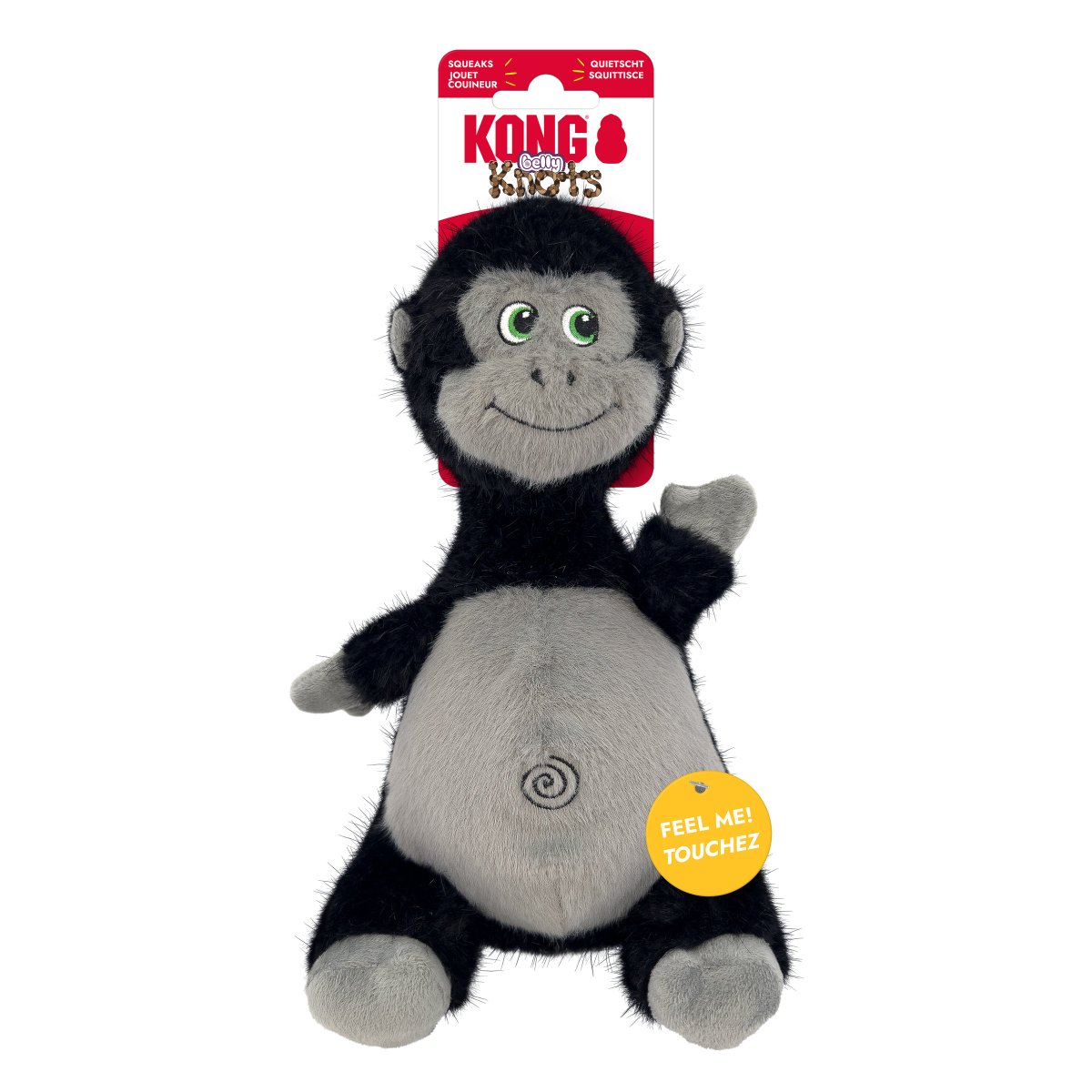 RealPetStore's tweet photo. #KONG Knots Belly Gorilla is soft and cuddly on the outside with a strong, durable rope ball on the inside making its belly round and weighty!

Order online | https://t.co/NZagS07JE7 https://t.co/dEUls6qI1i