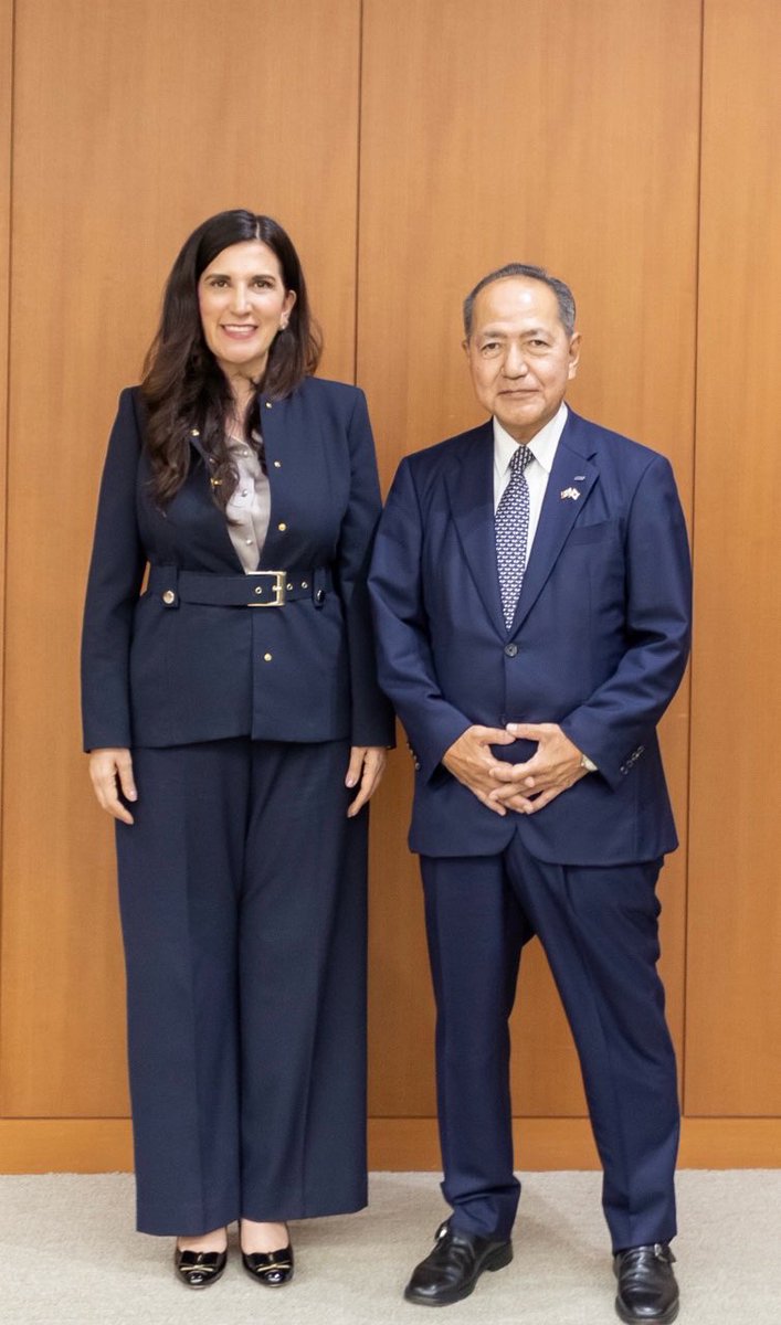 kenialopezr's tweet photo. Me reuní con integrantes de @keidanren (Japan Business Federation) para hacer un llamado a fortalecer la inversión japonesa en México y generar más empleos.

La inversión japonesa en México es una realidad tangible: se expresa en plantas, proveedores, tecnología, capacitación y empleos para miles de familias.

México quiere más inversión japonesa. Preservar la confianza en el T-MEC es fundamental para atraer inversión, fortalecer la competitividad de la región y generar empleos de calidad en México, Estados Unidos y Canadá.