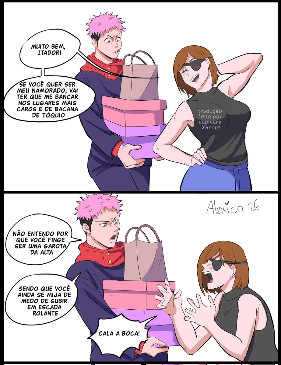 alexping17372's tweet photo. Artista:@AlexicoReborn 
Garota da cidade 
#itadoriyuji #nobara #jujutsukaisen https://t.co/9QMe9GpRLw
