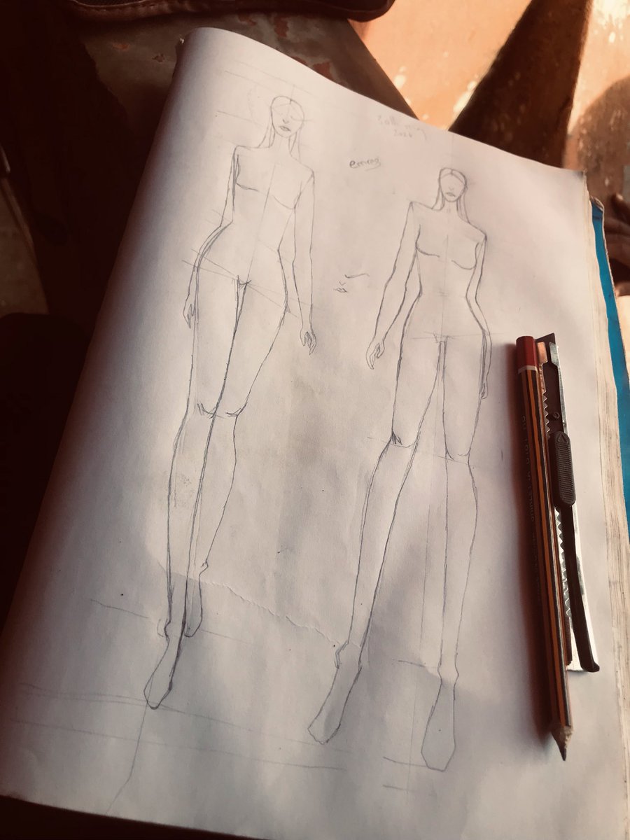 EmresIsCreative's tweet photo. Fashion drawing of a female model 

A croquis is a quick sketch of a fashion figure. The word can also refer to the practice of drawing live and imaginative models. https://t.co/i5ne40DQNM